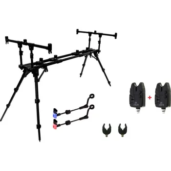 Zfish Stojan Construct 3 Rods + 2x Indicator + 2x Hlásič + 2x Rohatinka