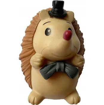 Figurka Figurka Ježek hnědý model s černou mašlí