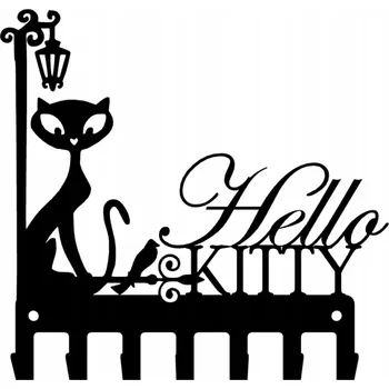 Věšák VĚŠÁK NA KLÍČE KOLA černý Loft