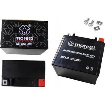 Motobaterie Gelový akumulátor MTX5L BS AGM Moretti