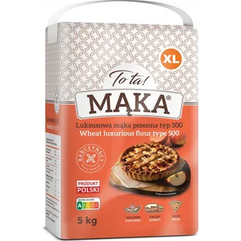 Mouka Pšeničná mouka luxusní To Ta 5 kg typ 500 na pirohy