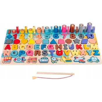 Dřevěná hračka Dřevěná vzdělávací skládačka Montessori