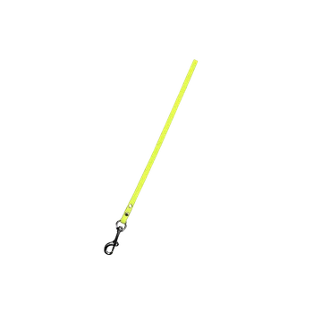 Vodítko pro psa Krátké vodítko bez ucha „COURAČKA“ - 20mm šíře Barva: Neon zelená, Délka: 30cm, Barva kování: Růžové zlato