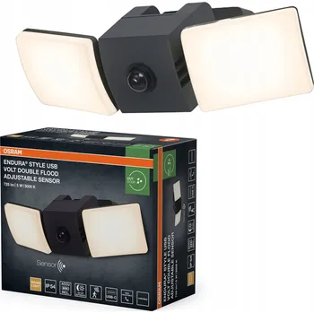 Nástěnné svítidlo Venkovní nástěnné LED svítidlo s pohybovým a soumrakovým senzorem 5W 3000K IP54 Endura