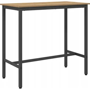 Jídelní stůl Stůl Artisanový dub 100 x 50 x 100,5 cm Inženýrské dřevo a ocel