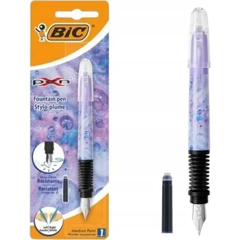 BIC plnicí pero pro děti, pro výuku psaní, pro praváky i leváky, 1 ks