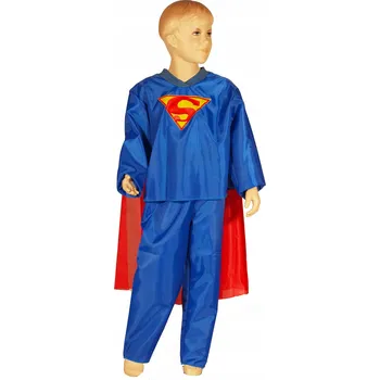 Karnevalový kostým Kostým SUPERMAN převlek superhrdiny 122-128 CLARK