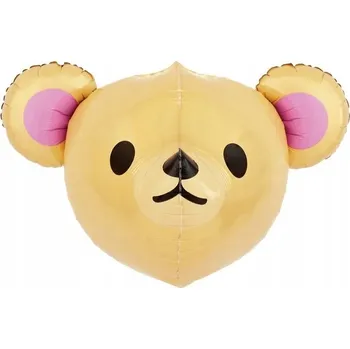 Balónek BALÓNKY k NAROZENINÁM MEDVÍDEK velký 59 Cm 3D fóliový 1 Ks