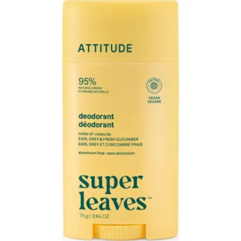 Kosmetika Attitude Super leaves Earl Grey & Okurka - Přírodní deodorant 75 g