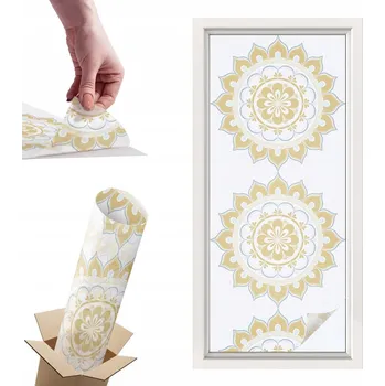 Okenní dekorace Fólie mléčná hotová 116 x 50 cm