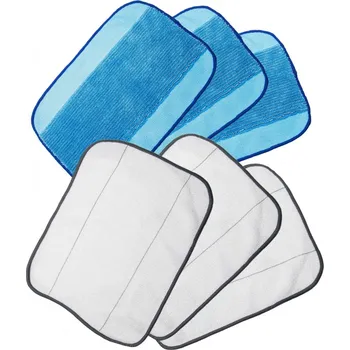 Utěrka pro robotický vysavač Útěrky k vysavači IROBOT Braava 380 modré a bílé 3+3ks