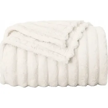 deka Plažová deka Krémová 150 x 130 cm Fleece