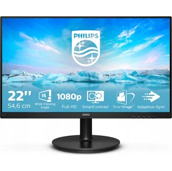 Monitor Philips 221V8A/00 LED monitor 21,5" 1920 x 1080 px VA