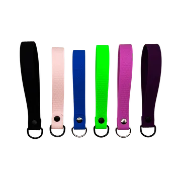 Klíčenka 20mm HEXA - různé barvy Barva: Levandulová, Barva kování: Stříbrná