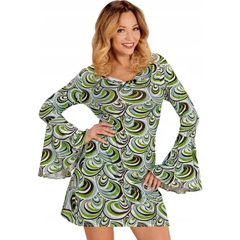 Karnevalový kostým Kostým Lady Hippie, Hippie, Karneval, Retro XXL