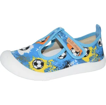 Dětská treková obuv D.D.step chlapecké plátěnky C100-61811AL Barva: modrá, Velikost: 29