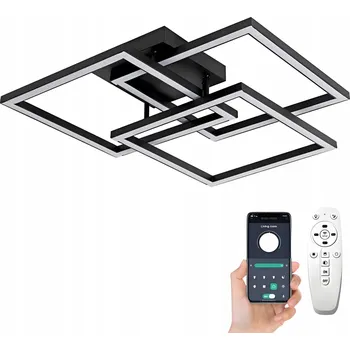 NETTLIFE stropní svítidlo LED Stropní Svítidlo Modern 3 černé 74W ZMH