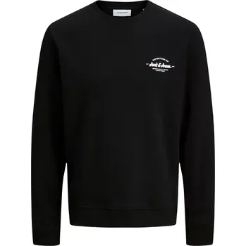 Pánská mikina Pánská lehká mikina přes hlavu Jack & Jones 12294479 černá (6XL)