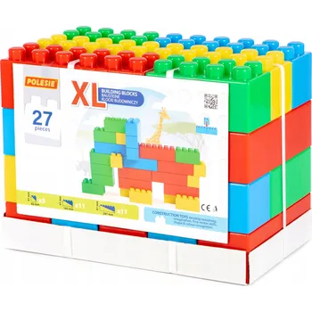 ostatní stavebnice Stavebnice XL pro děti 1+ – sada 27 dílků „Stavitel“
