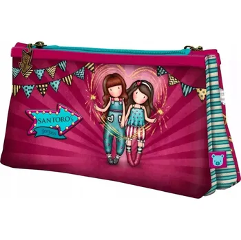 Penál Dvojitý penál, kosmetická taštička, pouzdro - Gorjuss