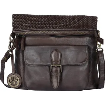 Kabelka Dámská kožená crossbody kabelka Bellicci Inge - hnědá