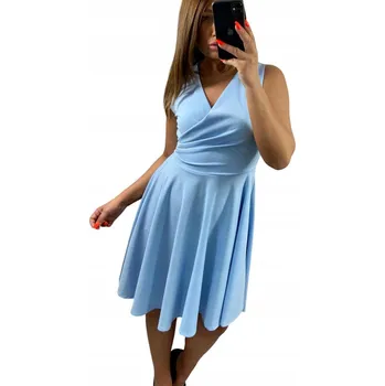 Dámské šaty Genesy koktejlové šaty midi glamour velikost 46