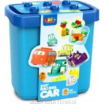 ostatní stavebnice MĚKKÉ AUTO STAVEBNICE KRABIČKA 50 KUSŮ