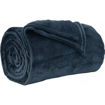 deka Plažová deka Námořnická modrá 130 x 150 cm Fleece