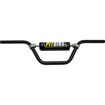 Řídítka Řídítka pitbike s hrazdou, 745mm, ALU černá - vysoká