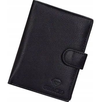 Peněženka Gracio peněženka z pravé kůže černá - muž
