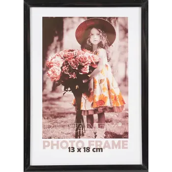 Rám na obraz FANDY Plastový rámeček Simple 2 13x18 2 černý