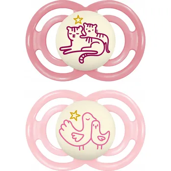 dudlíky Ortodontická silikonová Dudlík Mam 6 m +