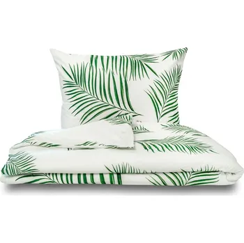 Povlečení Kvalitex Bavlněné povlečení renforcé Tropical bílé 1+2, 240x200, 70x90cm