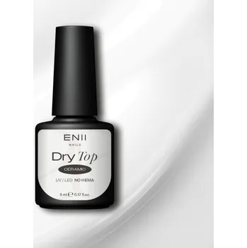 Kosmetika ENII NAILS Dry Top - lesklý bezvýpotkový vrchní lak, 5 ml