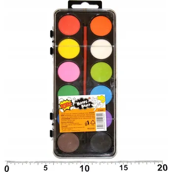 Výtvarná barva Akvarelové barvy Wiky 12 ks