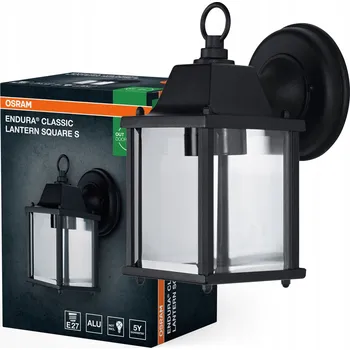 Venkovní osvětlení OSRAM Venkovní svítidlo ENDURA Classic S E27 černé, litý hliník, sklo