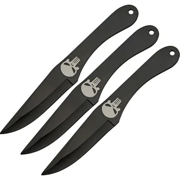 lovecký nůž Rite Edge Skull Thrower Set Black