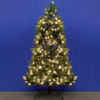 Vánoční stromek Umělý vánoční stromek Home KMF 210 cm s integrovaným osvětlením 500 LED