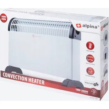 Přímotop Konvektorový ohřívač Alpina 1800-2000W 220-240V
