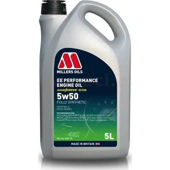 Motorový olej Millers oils EE Performace 5W-50, 5 l