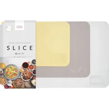 Kuchyňské prkénko SADA KUCHYŇSKÝCH PRKÉNEK 3 KS NA KRÁJENÍ SLICE DINNER