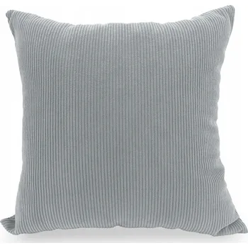 Polštář DEKORAČNÍ POLŠTÁŘ CORD ŠEDÁ 45X45, OZDOBNÝ POLŠTÁŘ NA POSTEL