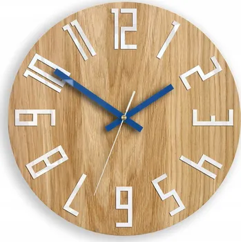 Hodiny Nástěnné hodiny Volan hnědé 33cm