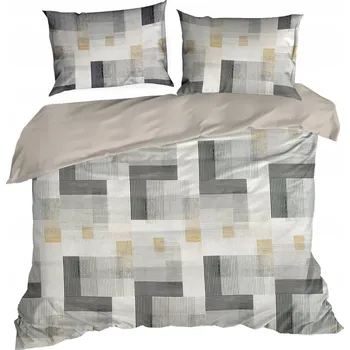 Povlečení SADA POVLEČENÍ HOME 06 220 x 200 CM OCELOVÁ