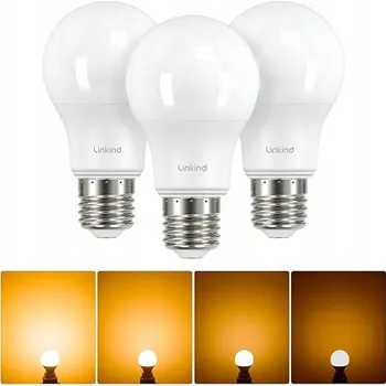 Žárovka LED žárovky E27 7,3W A60 teplá bílá 2700K 806lm E27 stmívatelné 3 ks