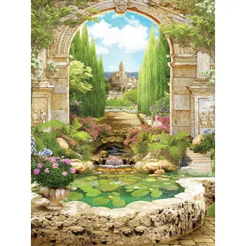 Fototapeta Fototapeta 3D ULIČKA DO KUCHYNĚ POHLED HD 184x254