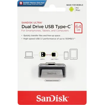 USB flash disk SanDisk Ultra Dual Drive 64GB Type-CTM USB SDDDC2-064G-G46
