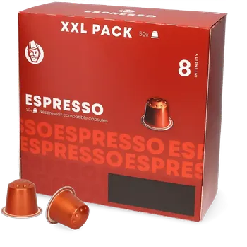 Káva Kaffekapslen | Espresso - Premium - Počet kapslí pro Nespresso®: 50