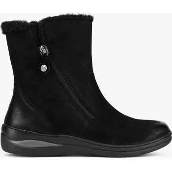 Dámské kozačky GO SOFT Dámské Kotníkové Boty zateplené kůže Černá WI23-LIPARI-11