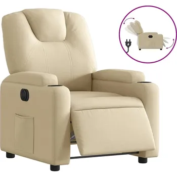 Křeslo Rozkládací křeslo VidaXL béžové